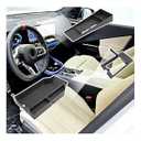 SXCY [3PCS Tray for 2025 2026 BMW X3 Center Console Tray+Armrest Privacy Organizer+Dashboard Organizer for 2025 2026 BMW X3 Accessories X3 Console Organizer