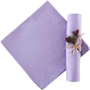 Lavender Cloth Napkins Set of 12, 100% Cotton Napkins, Purple Napkin for Dinner, Table Decorations for Spring Easter,Easter Soft Comfortable and Reusable 18"x18"Lavender