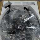 LEDIARY 20 inch Fandelier Caged Ceiling Fan with Light, Bladeless Ceiling Fan with Remote, Farmhouse Fan Lights Ceiling Fixtures for Kitchen, Bedroom, Outdoor(6 Speed, Timing)-Black