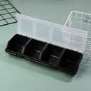Sorting Box Multi-Compartment Organizers Box Tool Part Container Bin with Lid Display Storage Case Enduring