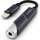 FiiO KA11 Lightning to 3.5mm Audio Adapter 32bit/384KHz, Lightning to 3.5mm USB Dongle HiFi DAC Amplifier for Android/iOS/Windows/Mac (Black, LT)
