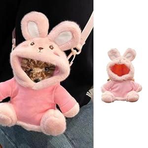 Tiny Puppy Carrier Chest Sling - Extra Small Body Carrier for Up to 3lbs Puppies Kittens, Cute Pack Pouch for Mini Yorkies Teacup Hands-Free Portable Pet Harness for Girls Boys (1lbs Small Black)