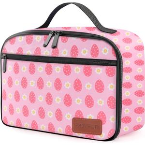 2 x Lunch Box Kids, Insulated Lunch Bag for Women Men, Cooler Reusable Cute Lunch Containers for Boy & Girls, Adults Leak Proof Large Lunch Tote Bags for School, Work, Travel, Picnic Outdoor and Beach