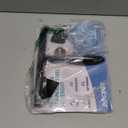 All-Purpose Stainless Steel Shower Squeegee for Shower Doors with 2 Adhesive Hooks, Bathroom Cleaner Tool Household Window Mirror Squeegee for Home Cleaning, Glass Door, Tile Wall, Car, 10 Inch Black