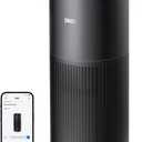 DREO Smart Evaporative Humidifier Large Room up to 1000ft, 800ml/h High Output Air Humidifiers for Bedroom, 10L, 50H Long Runtime with Precise Humidification for Plants, Home, Office, Black, HHM774S