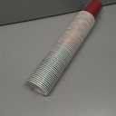  Fire Red & White Disposable Party Paper Cups for Hot & Cold Beverages, Party Cups Glasses | Perfect for Cappuccino, Hot Cocoa, or Iced Drinks 200ml, Pack of 60