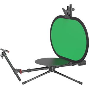 SmallRig Professional 12" 360 Photography Turntable, Adjustable Shooting Angle, Camera Spinner Portable Video Rotating Platform, Photo Booth for Product Photography/Video Making - 4807