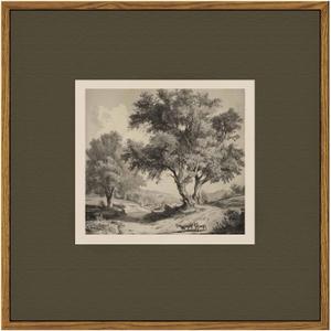 InSimSea Square Canvas Wall Art 12"x12" Premium Landscape Artwork Canvas Prints Vintage Rustic Tree Design, Perfect for Living Room, Bedroom, Office Decor