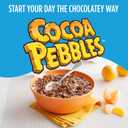 Cocoa PEBBLES Cereal, Gluten Free Rice Cereal, Family Size 32 oz Bag (EXP 11/11/26)