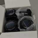 DIBMS 4-Pack Solar Camping Lantern, Collapsible LED Solar USB Rechargeable Lantern Flashlight Emergency Hanging Lights for Camping Hurricanes Power Outages Indoor Outdoor