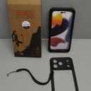 ANTSHARE for iPhone 17 Pro Case, Compatible with Magsafe, IP68 Waterproof Case, [Built-in Screen Protector] - 12 FT Military Dropproof - Full Body Heavy Duty Rugged Phone Cover - Black/Clear