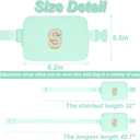 Belt Bag Fanny Pack Crossbody Bags with Initials Cute Stuff Birthday Gifts for Teenager Girls Trendy Stuff for Teens - White S,Light Green Bag