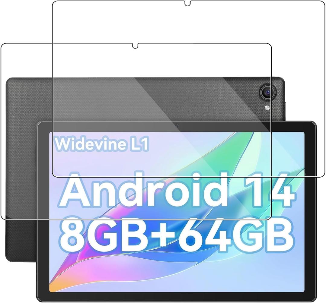 [2 Pack]Screen Protector for ZOFYWNAS C10/ZANDIZ C10 10 Inch Tablet Tempered Glass Film, BOVUGAC Screen Protector Compatible with ZOFYWNAS C10A and ZANDIZ C10 2024 Tablet Anti-Scratch Sensitive Dropproof