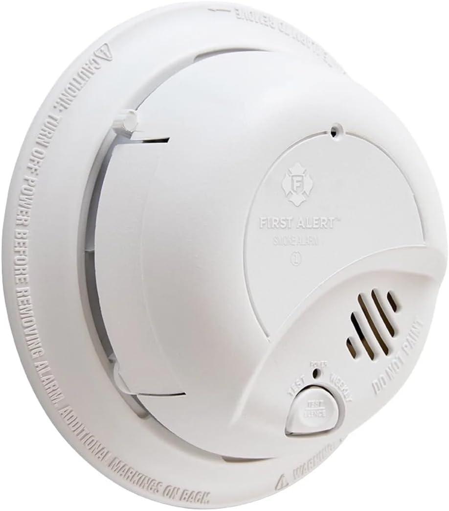 First Alert SC-9120BA Hardwired Smoke and Carbon Monoxide Alarm with Battery Backup 1 Pack First Alert SC-9120BA Hardwired Smoke and Carbon Monoxide Alarm with Battery Backup 1 Pack