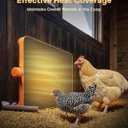 Smart Chicken Coop Heater, 200 Watts Chick Brooder Heating Plate Built-in Adaptive Temperature Sensor, Chicken Brooder Heater, Adaptable to Timer and Temp Controllers,UL-Compliant