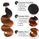 Brown Bundles 1b Human Hair Bundles 20 22 24 Inch Unprocessed Virgin Soft and Silky #30 Bundle Hair Extensions