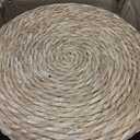Colingmill 40 Pcs Round Rattan Placemats Bulk, 13 Inch Woven Placemats Natural Straw Hand Woven Farmhouse Boho Round Table Mats for Wedding Bridal Shower Home Dining Dinner Party Decoration, About 13 Inches in Diameter