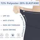 Girls Biker Shorts Kids Yoga Shorts High Waisted Spandex Athletic Running Volleyball Shorts with Pockets (Gray, M)