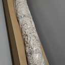 ANOW Rope Hammock Double Hammock with Hardwood Spreader Bar and Carrying Bag, 450 LBS Weight Capacity for Two Person, Natural