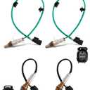 25025059 25024785 Oxygen Sensor Upstream Downstream Compatible with Honda Accord Crosstour Odyssey Pilot Ridgeline 3.5L V6, O2 Sensor Fits for Acura TL MDX RL TSX 3.5L/3.7L V6, 4Pcs