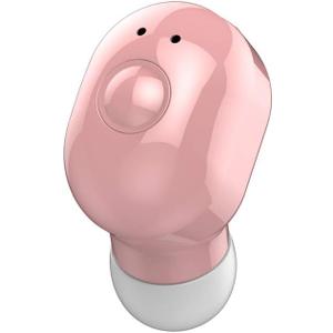 Wireless Earbud, Sport Earbud 4-5 Hours Bluetooth Headset 3D Stereo Sound Wireless Bluetooth Headphones, Built-in Microphone (Pink)