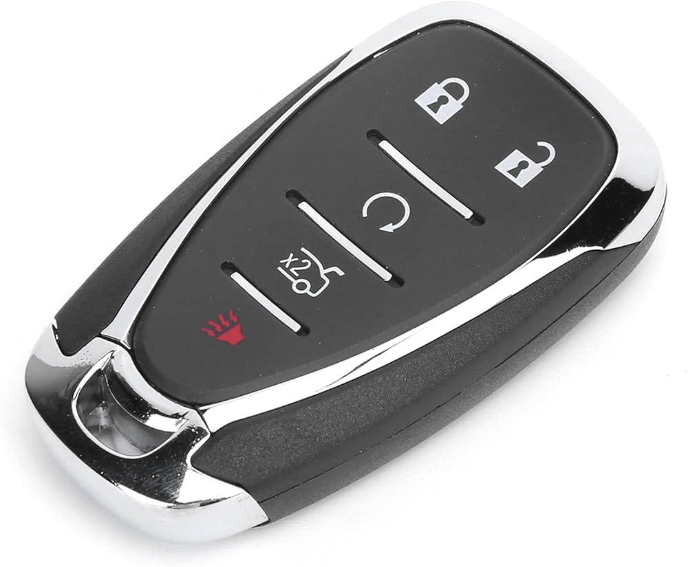 Heavy Duty Zinc Alloy Key Fob Cover, Accessories, Key Fob Case, Keychain Compatible with 2016 2017 2018 2019 2020 2021 2022 Chevy Malibu Camaro Cruze Traverse Sonic Volt Bolt Equinox