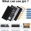 93FTF Laptop Battery for Dell Precision 15 3520 3530 Latitude 5280 5288 5480 5580 5590 5490 5488 5491 5495 5591 E5280 E5480 E5580 E5490 E5590 E5290 E5591 E5491 D4CMT 4YFVG NOT 2PC-633XCN 3ICP5/40/99-2