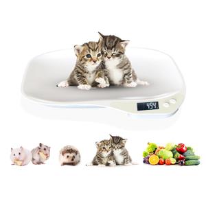 Mini Pet Scale, Small Animals Scales for Weighing, Digital Kitchen Scale with LED Display, Small Home Scale, Portable Dog Cat Scale for Hamster Rabbit Hedgehog, Max. 33 lbs, 14.1x10in