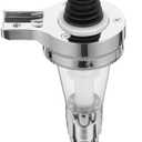 Luxshiny Wall Mounted Alcohol Dispenser 1.5Oz Liquor Bottle Holder for Home Bar Wine Spirits Cocktail Serving and Beverage Control 7 Pack