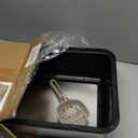 Stainless Steel Cat Litter Box with Lid,XL,19.7 L x 13.8 W x 11.8H Deep,Large Metal Litter Box with High Side,for Small and Large Cats,Anti-Leakage Non-Sticky Easy Cleaning Include Litter Scoop