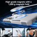 for Samsung Galaxy S26 Ultra case with Stand, 7X Military-Grade Drop Protection, Shock-Absorbing Phone Rugged Cover, Compatible with MagSafe Accessories,360 Magnetic Stand, White