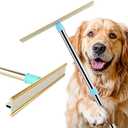 Carpet Rake for Pet Hair Removal Broom – 50'' Adjustable Long Handle Dog Hair Remover Tool, Carpet Brush for Pet Hair Fur, Carpet Scraper for Rugs, Reusable Pet Hair Removal Tool