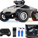 RC Cars with Camera Remote Control Truck with 720P HD FPV Camera, All-Terrain Remote Control Car with Led Light Rechargeable Battery, 1:28 RC Car Vehicle Toy Gifts for Kids Boys Girls