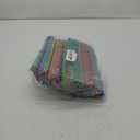 500 Pcs Multi Colored Plastic Flexible Drinking Straws, 8 Inch, 5mm Wide, Perfect for Parties & Everyday Use