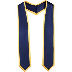 Unisex Adult Graduation Honor Stole Classic End With Trim 72" Long