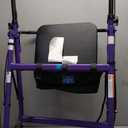Medline Aluminum Rollator Walker with Seat, Purple, 250 lb. Weight Capacity, Lightweight, 6 Wheels, Foldable, Adjustable Handles, Rolling Walker for Seniors