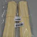 Wooden Paint Stir Sticks - Rewiss 10 Inch Paint Sticks Stirrers for Paddles Resin or Wood Craft Sticks, Garden and Library Markers(Pack of 50)