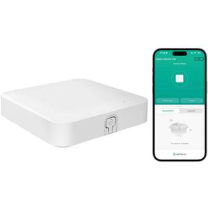 Loopo Dual-Mode Zigbee Gateway & Bluetooth Mesh Smart Hub for Tuya/SmartLife 2.4GHz WiFi Connection, Reliable Home Automation Bridge, Compatible with Alexa & Google Home