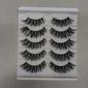 KSYOO False Eyelashes Cat Eye Lashes Wispy Lashes Clear Band V1 Russian Strip Lashes That Look Like Extensions D Curl Cat Eye Lashes Natural Look Faux Mink 3D Fluffy Russian Strip Eyelashes