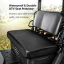LKV UTV Seat Covers Compatible with Polaris Ranger 400 500 570 800 Midsize, Waterproof PU Coating, Ranger Seat Replacement Accessories
