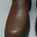 Women Chelsea Ankle Boots: 2.48 In Platform, Wide Width Comfortable Short Booties, 2025 Fall Winter Fashion Boot for Daywear, Work, Office, Weekend, Vacation, Travel (10, Brown)