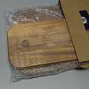 Wood Cutting Board Set with Handle for Kitchen Large and Small Long 2 Packs Acacia Wooden Kitchen Cutting Boards for Meat, Cheese, Bread,Vegetables Fruits- Charcuterie Board Serving Board