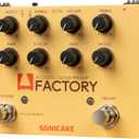 SONICAKE Acoustic Guitar Effects Pedal with Analog Preamp and Digital Reverb Acoustic Instruments with XLR Output - A Factory