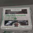 Cuddle Club Fleece Baby Bunting Bodysuit with Hood, Convertible Mittens & Booties, Car Seat Friendly, Soft & Warm, Easy Zip (2T, Bear - Black & Brown (2 Pack))