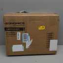 SONGMICS Narrow Shoe Rack - Sturdy 8 Tier Metal Tall Shoe Rack Shelf, Slim Shoe Storage Organizer for Closet Entryway Small Spaces, Bronze, 12"D x 17.6"W x 50.6"H