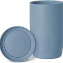 Simple Modern Travel Coffee Mug Tumbler with 360 Lid | Ceramic-Lined Insulated Stainless Steel Cold Brew Iced Coffee Cup | Gifts for Women Men Her Him | Voyager Signature | 12oz | Blue Dune