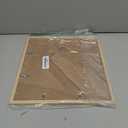 upsimples 12x12 Picture Frame, Display Pictures 8x8 with Mat or 12 x 12 Without, Wall Hanging Square Frames, Natural, 1 Pack