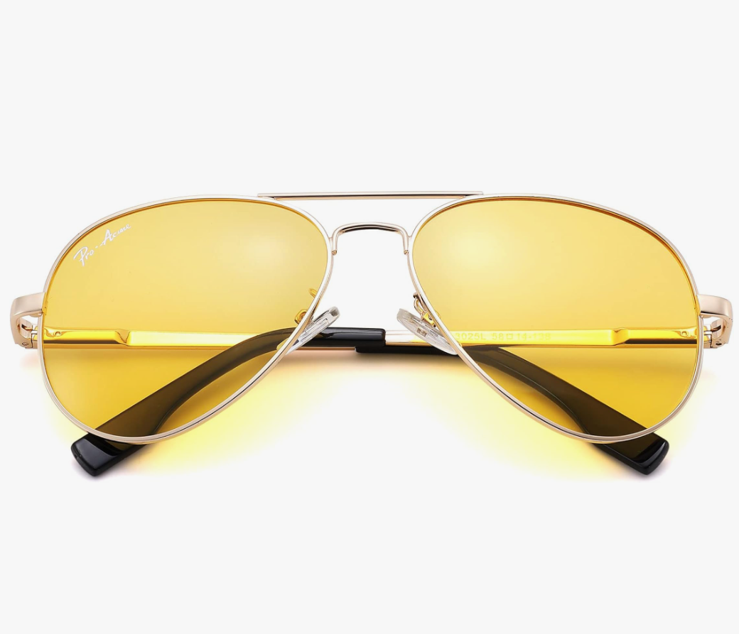 Pro Acme Classic Polarized Aviator Sunglasses 100% UV Protection, 52mm 58mm 63mm