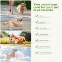 2 x Dog Paw Balm & Nose Balm, Lick-Safe | All-Natural Moisturizer with Organic Coconut Oil | Quickly Nourishes and Repairs Dry, Cracked Paws | Vet-Recommended for Hot & Winter Protection (2.0oz)