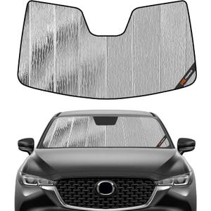 Pigenius Windshield Shade for Mazda CX-5 2017-2025, Custom Front Window Sunshade - AstraGuard